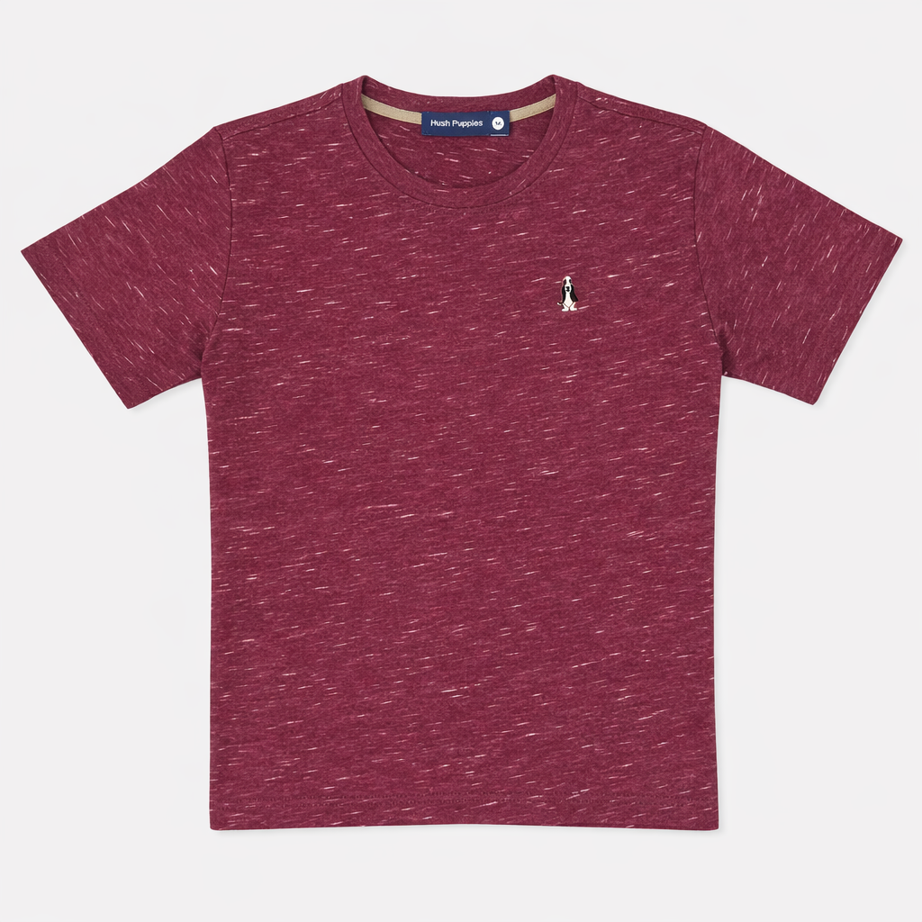 Men's Round-Neck Tee Melange | Cotton | HMT409418