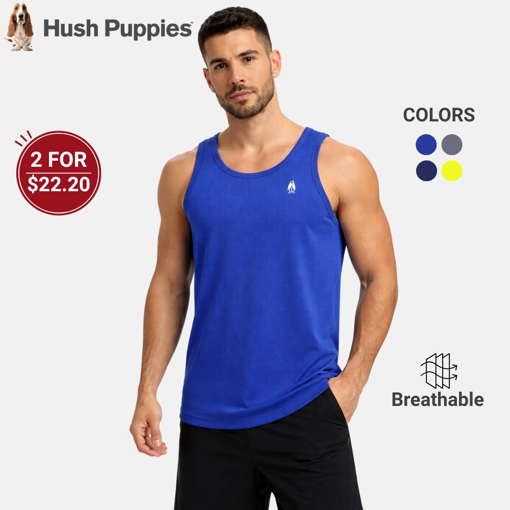Men's Round-Neck Active Tank Top | HMT579722