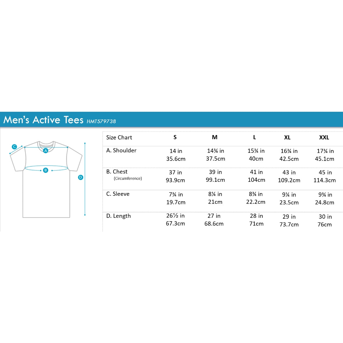 Men's Active Tee | Quick Dry | HMT579738