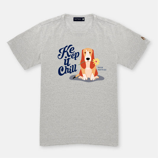 Men's Round Neck Couple Graphic Tee | 100% Cotton | HMT579824