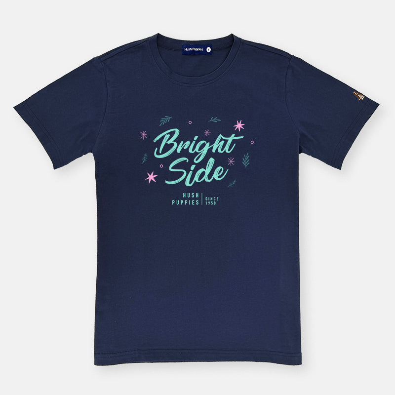 Men's Round Neck Graphic Tee | 100% Cotton | HMT579827