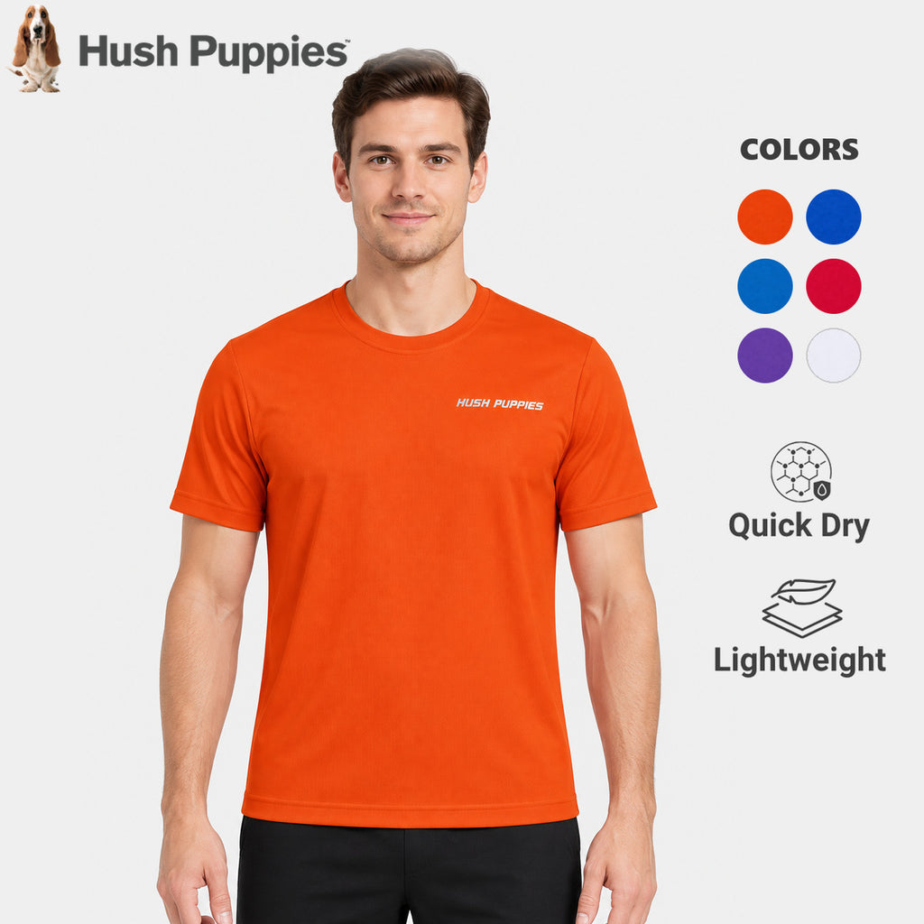 Men's Round Neck Mesh Active Tee | Quick Dry | HMT659923