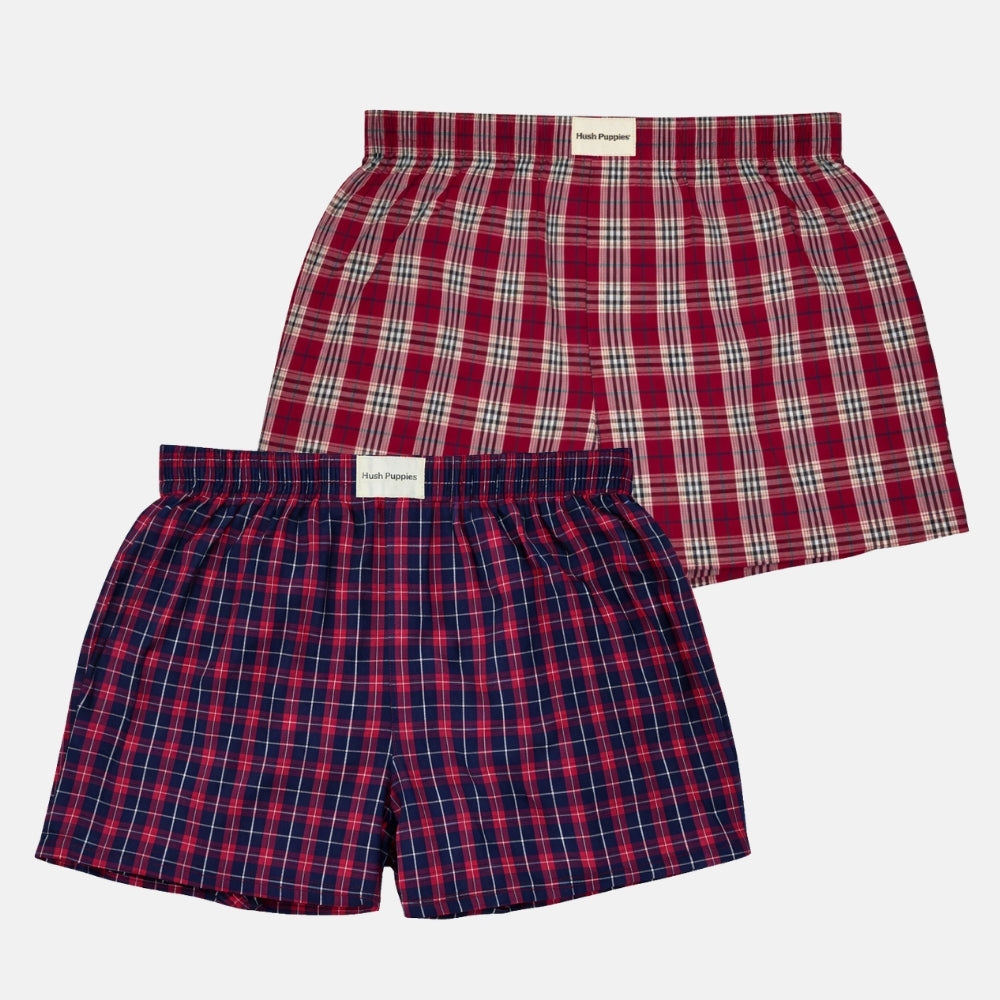 Men's 2pc Boxer Shorts | 100% Cotton | HMX619814
