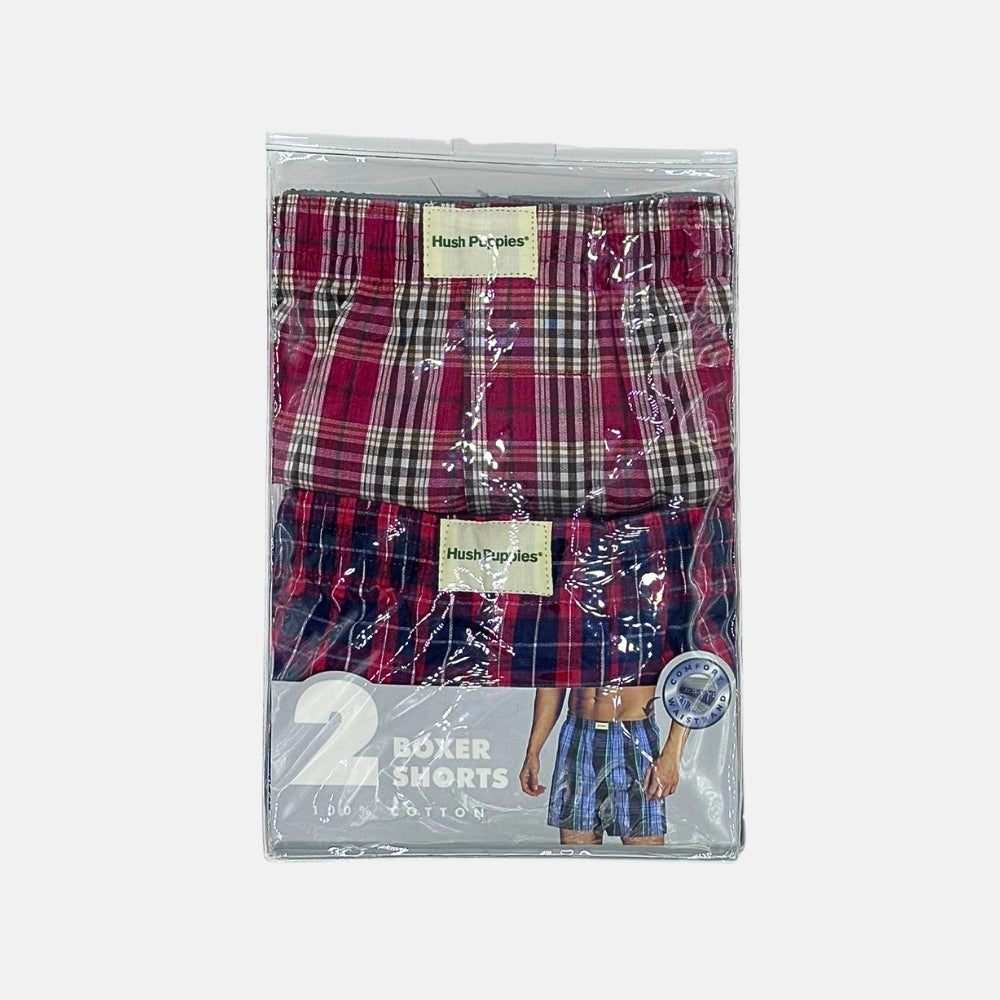 Men's 2pc Boxer Shorts | 100% Cotton | HMX619814