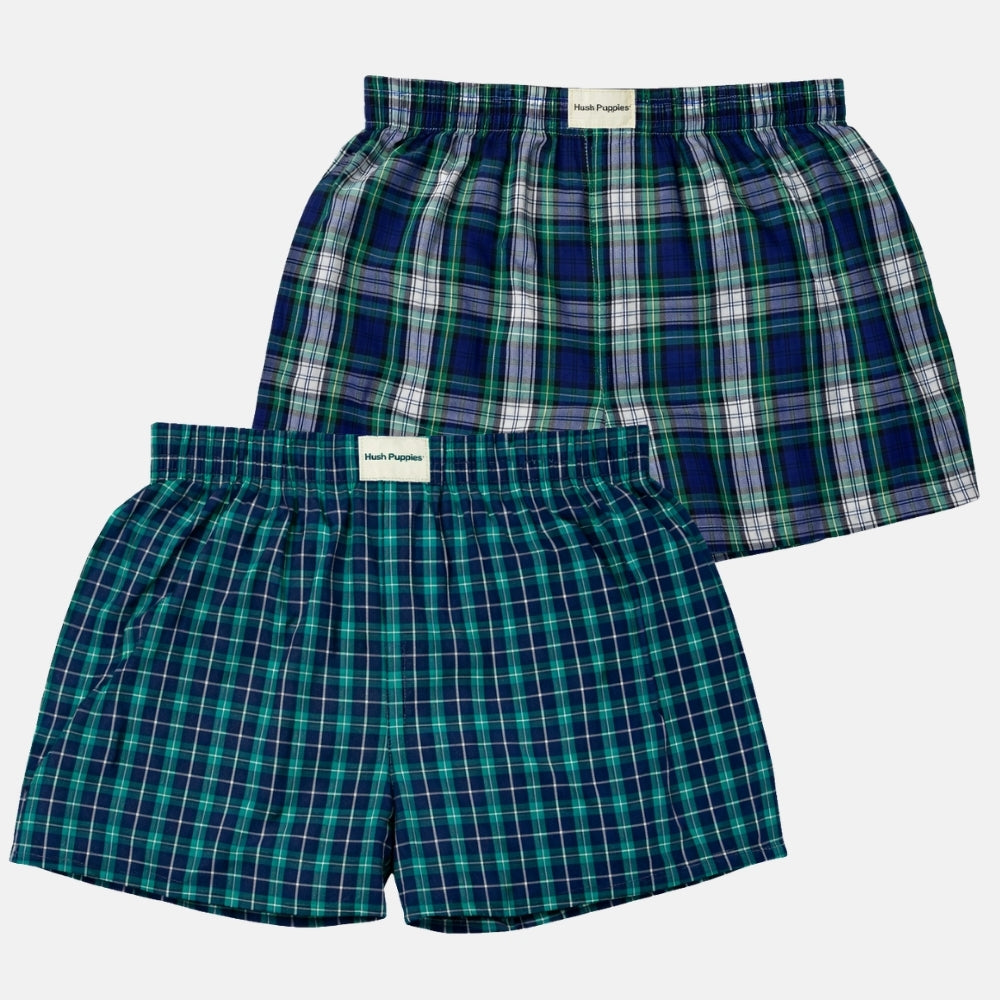 Men's 2pc Boxer Shorts | 100% Cotton | HMX619814