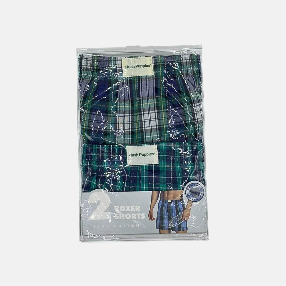 Men's 2pc Boxer Shorts | 100% Cotton | HMX619814