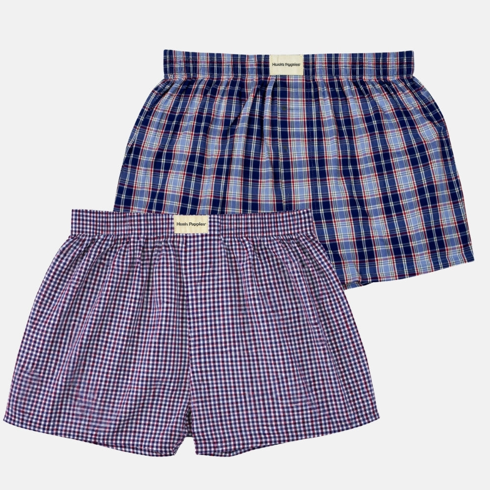 Men's 2pc Boxer Shorts | 100% Cotton | HMX619814