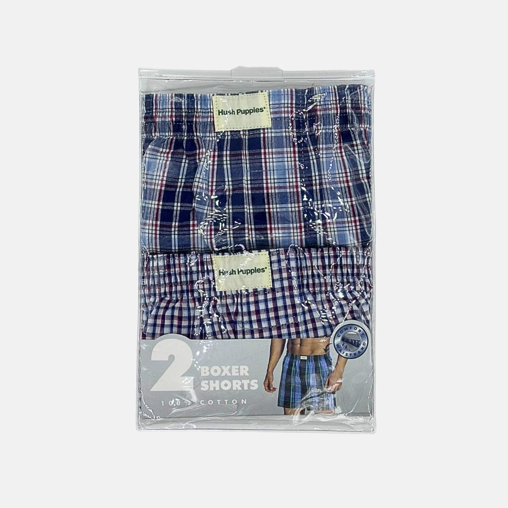 Men's 2pc Boxer Shorts | 100% Cotton | HMX619814