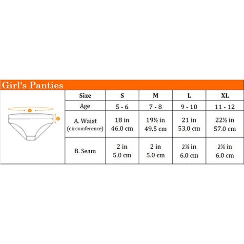 7pcs Girls' Panties | Combed Cotton | Mini HGU278126