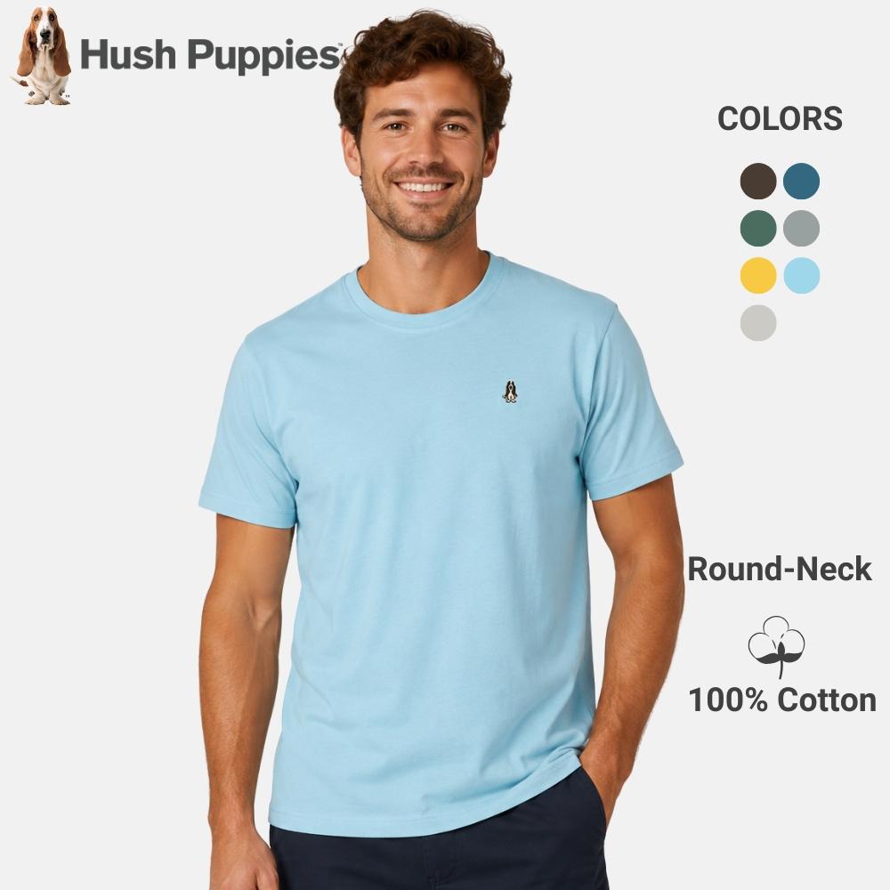 Hush Puppies Men R-Neck Tee Slim Fit 100% Cotton HMT439212