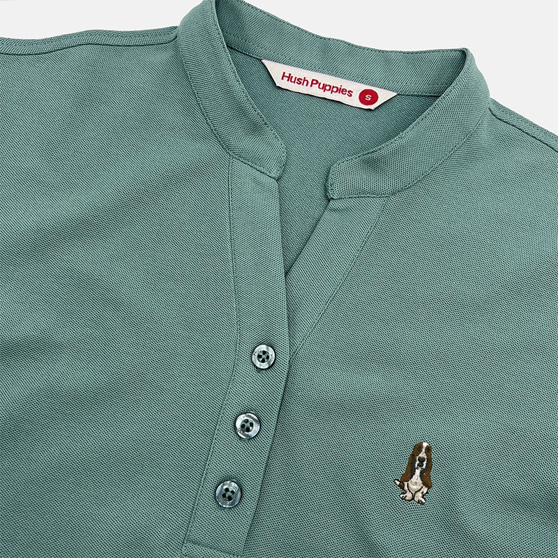 Ladies' Polo Dress with Small Dog | Pique Cotton | HLD278468
