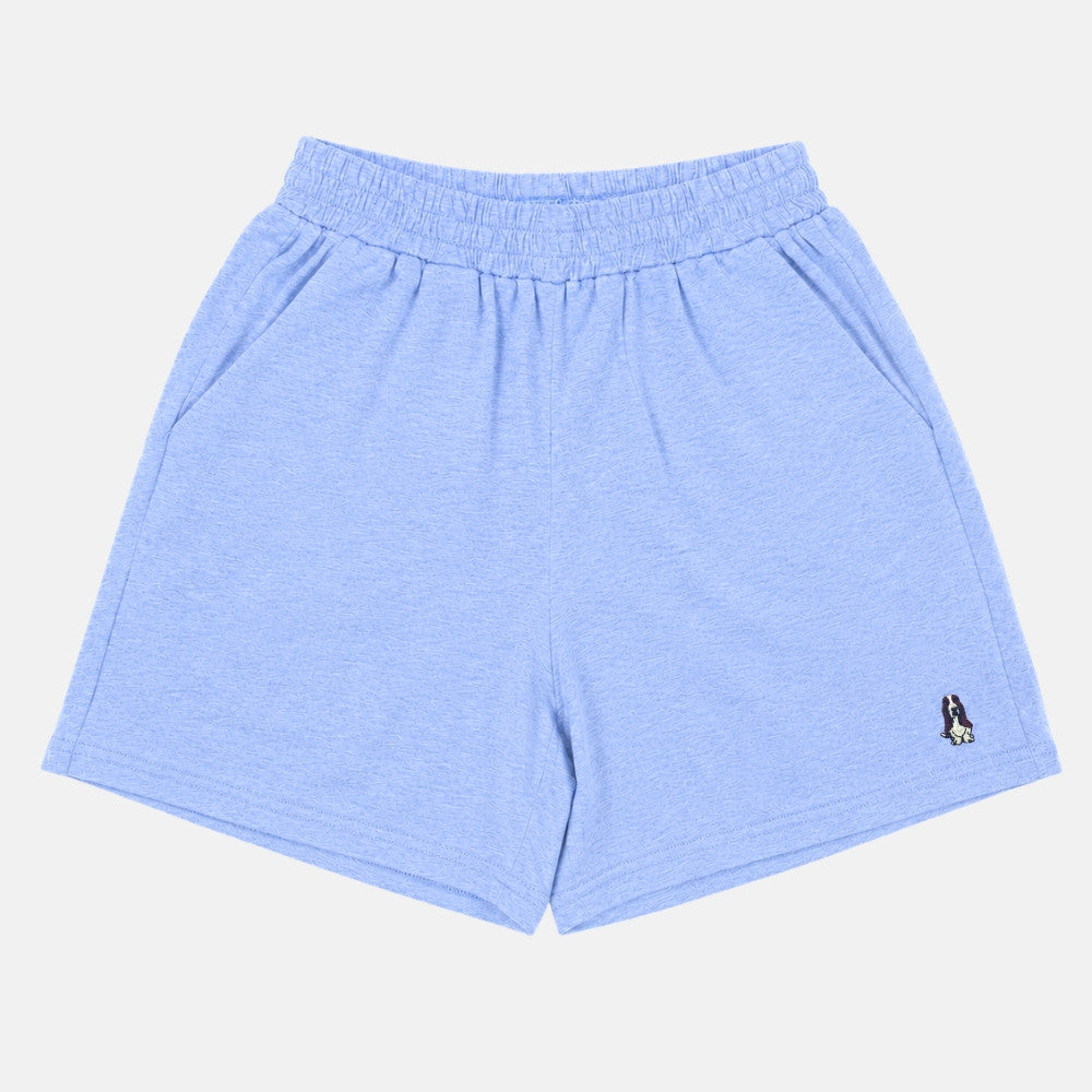 Ladies' Easy Shorts Melange | 100% Cotton | HLM509844