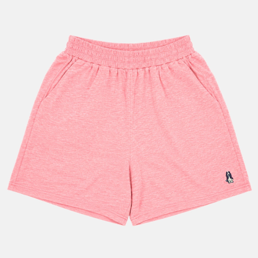 Ladies' Easy Shorts Melange | 100% Cotton | HLM509844