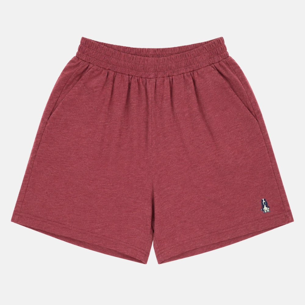 Ladies' Easy Shorts Melange | 100% Cotton | HLM509844