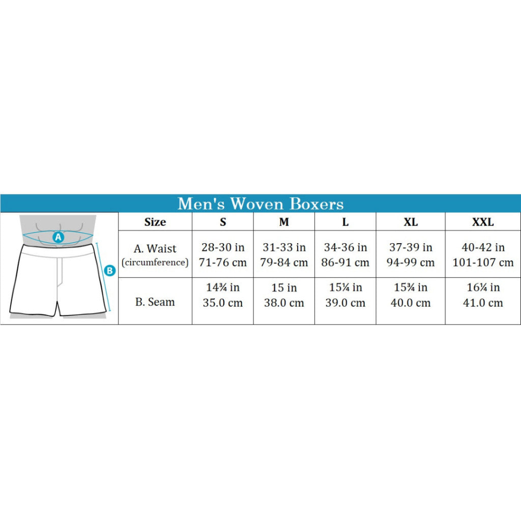 2pcs Men's Woven Boxer Shorts | Cotton Blend | HMX937275