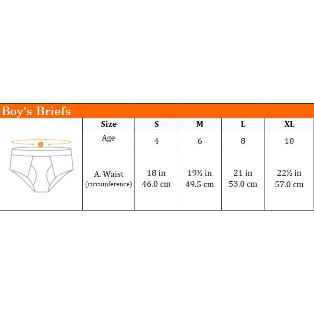 3pcs Boys' Briefs | Bamboo Spandex | Mini HBB277535