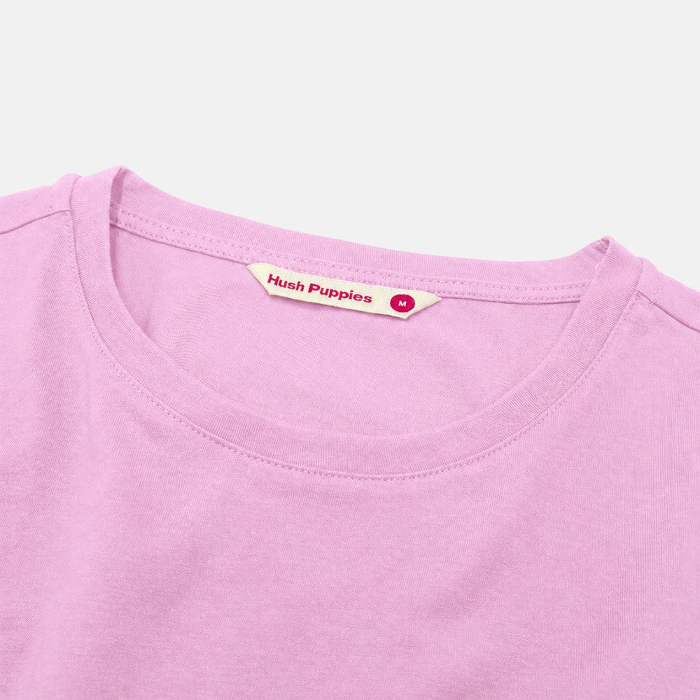 Ladies' Round Neck Basic Tee With Embroidery | A Line | HLT409441
