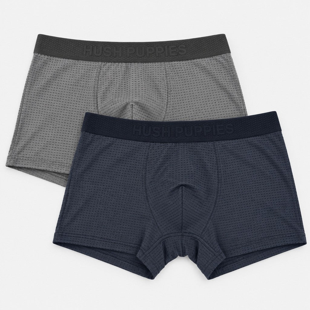 2pcs Men's Superfine Trunks | Microfiber Elastane | HMK671041