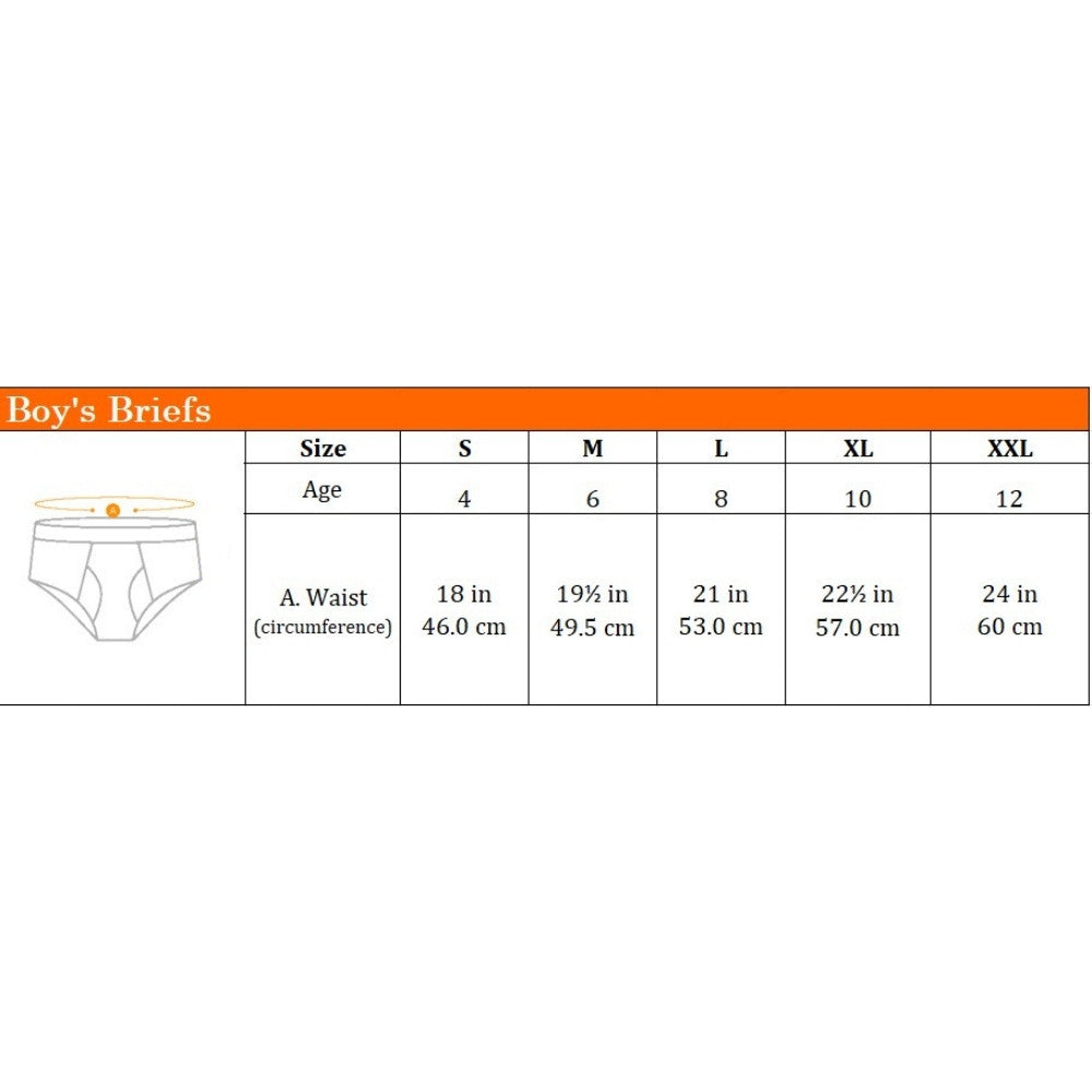 5pcs Boys' Briefs | 100% Combed Cotton | Mini HBB278323