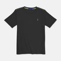 Men's Round Neck Basic Tee With Embroidery | Regular Fit | HMT308875