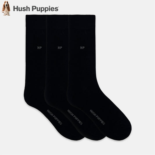 3prs Men Full Length Plain Socks | Bamboo Spandex | HMS409465