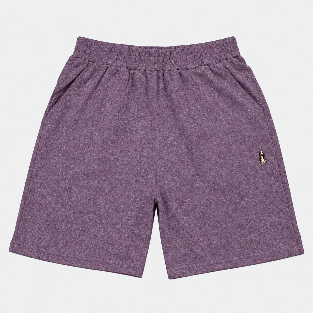 Men's Knit Easy Shorts Melange | Cotton Mixed | HMM601060