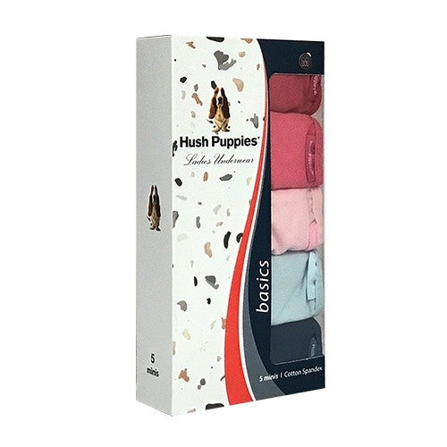 Cotton Spandex Mini 5pcs Ladies Panties HLU008883