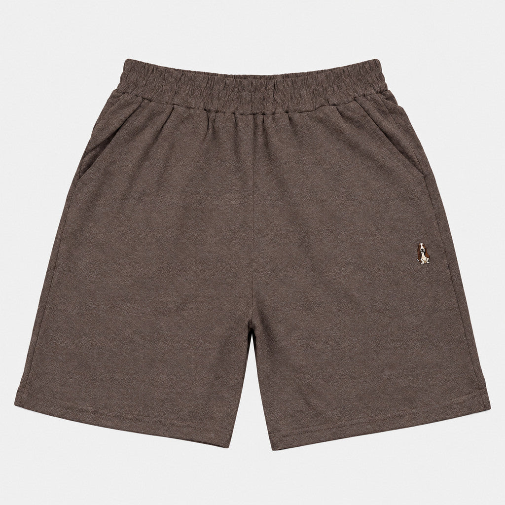 Men's Knit Easy Shorts Melange | Cotton Mixed | HMM601060