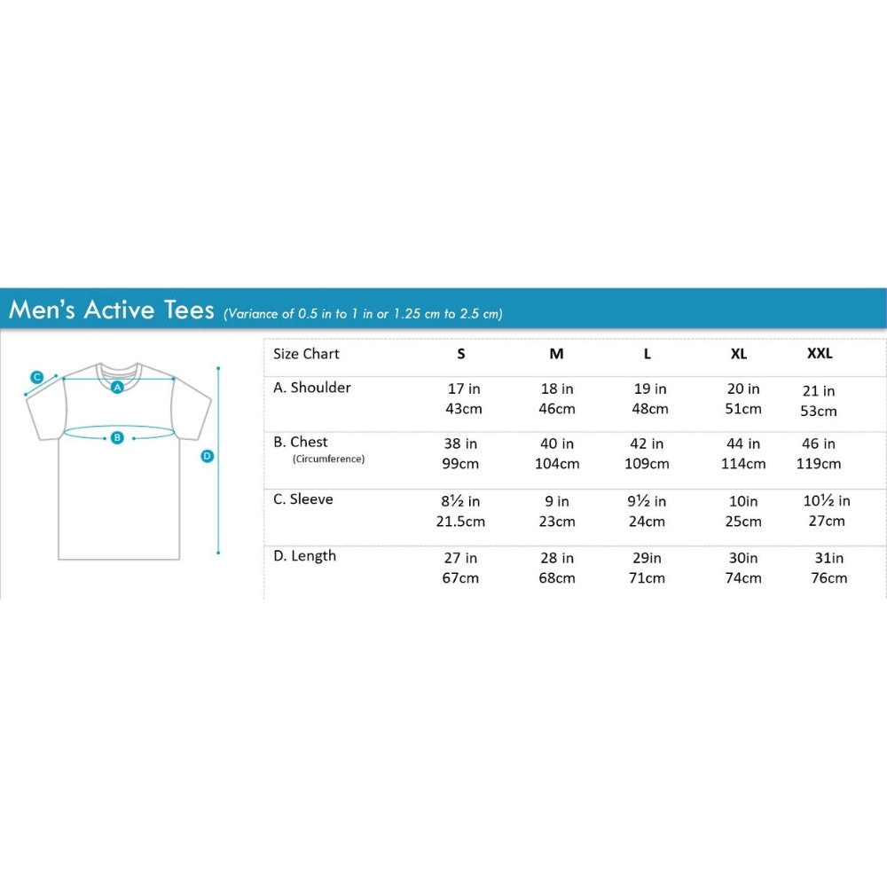 Men's Basic Active Tee | Quick Dry | HMT619866