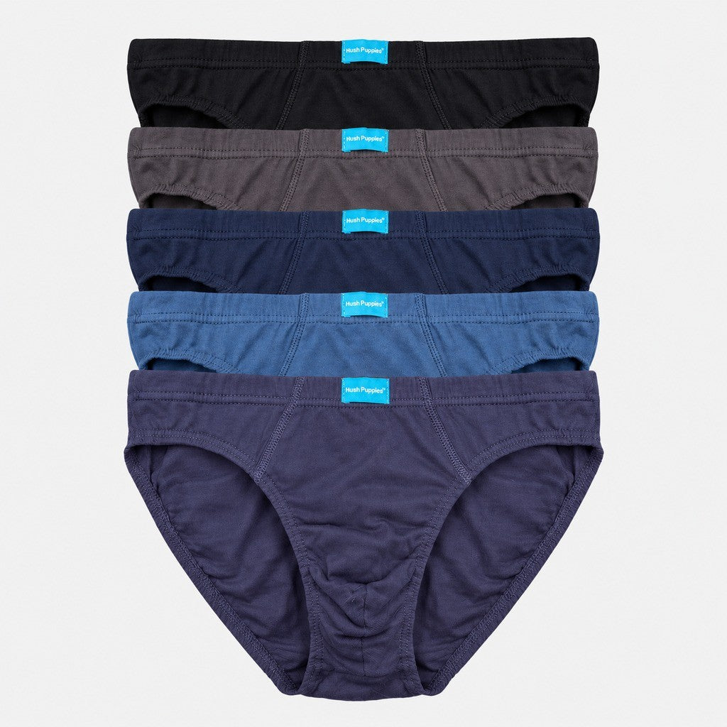 5pcs Men's Briefs | Cotton Jersey | Low Rise Mini | HMB679424
