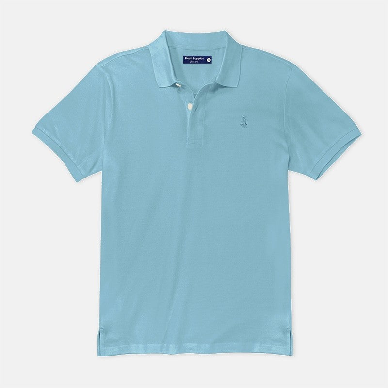 Hush Puppies Men Polo Tone to Tone Cotton Slim Fit | HMP379027