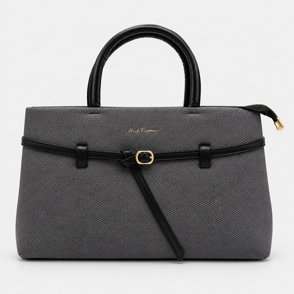 Women's Belted Top Handle Bag | Synthetic Leather | HLA659931