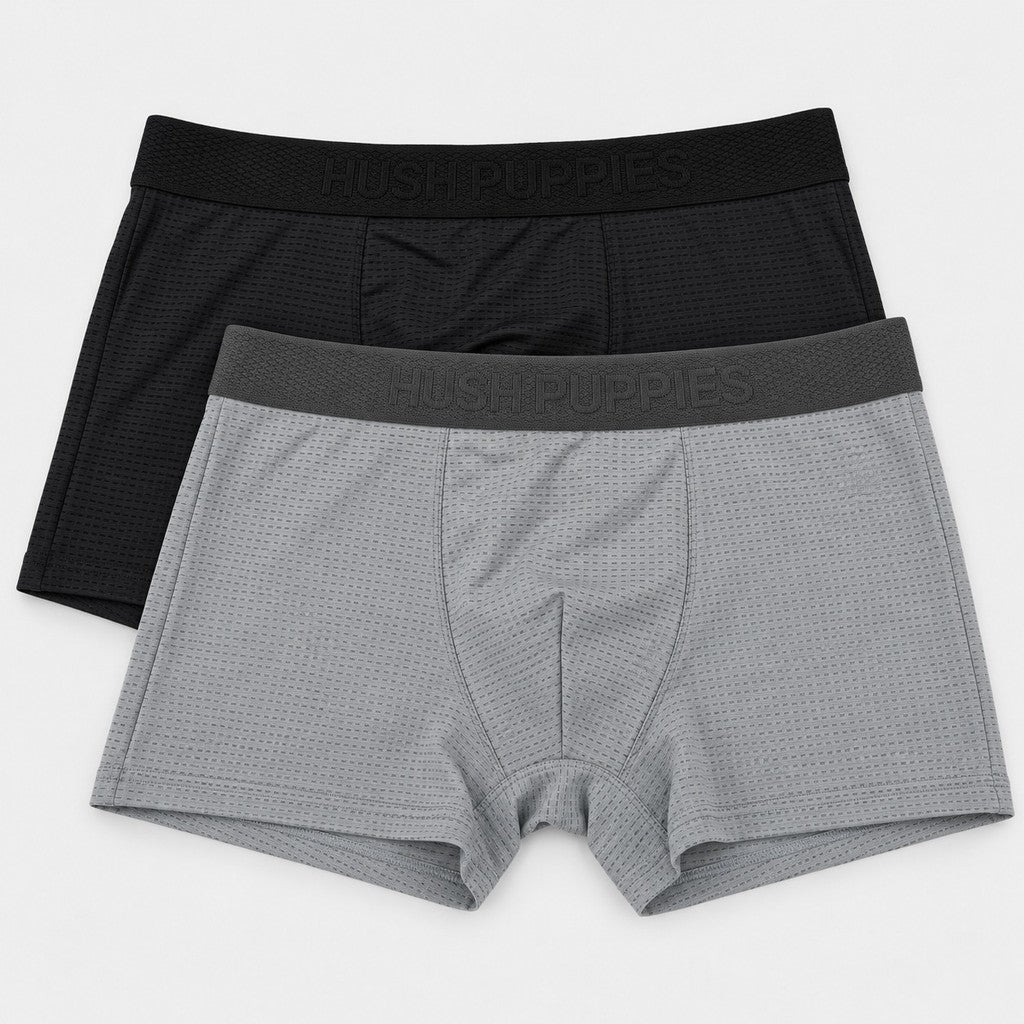 2pcs Men's Superfine Trunks | Microfiber Elastane | HMK671041