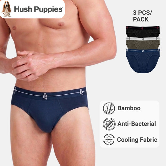 3pcs Men's Briefs | Bamboo Elastane | Classic HMB705535