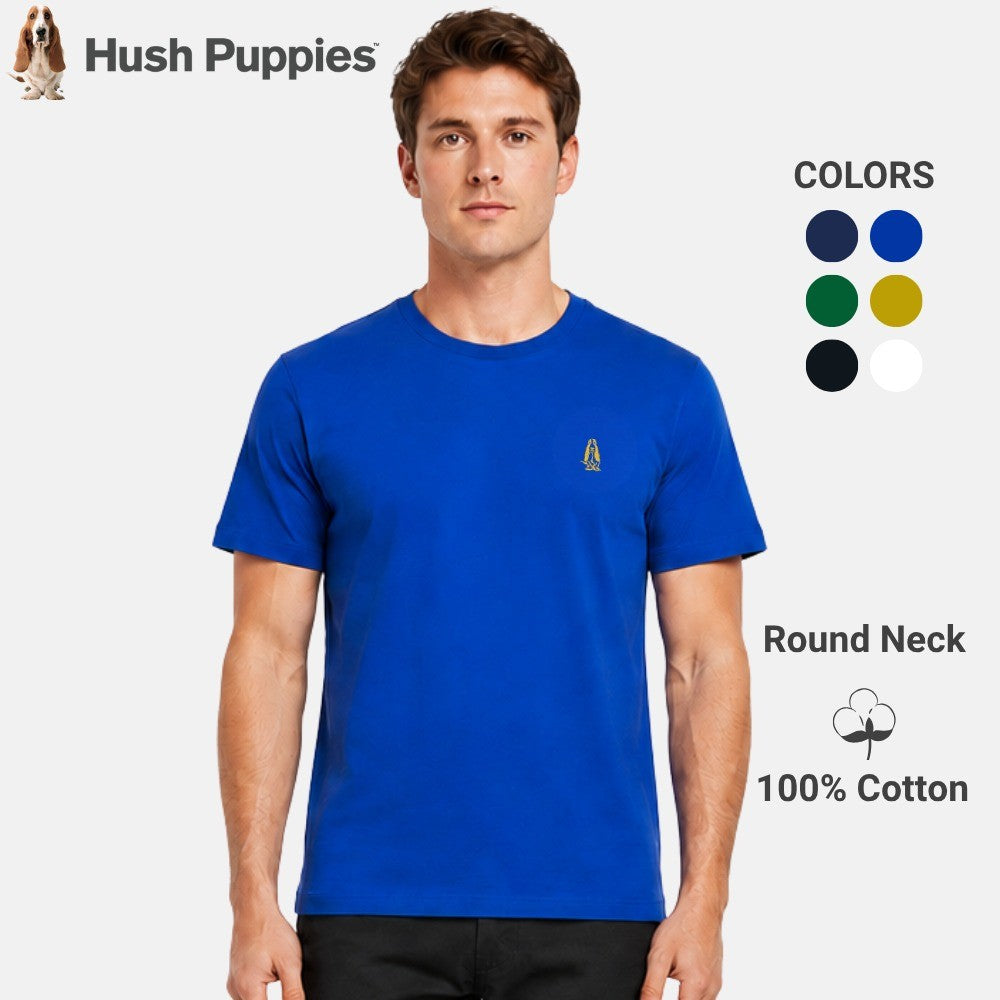 Men's Round Neck Basic Tee | 100% Cotton | HMT619864