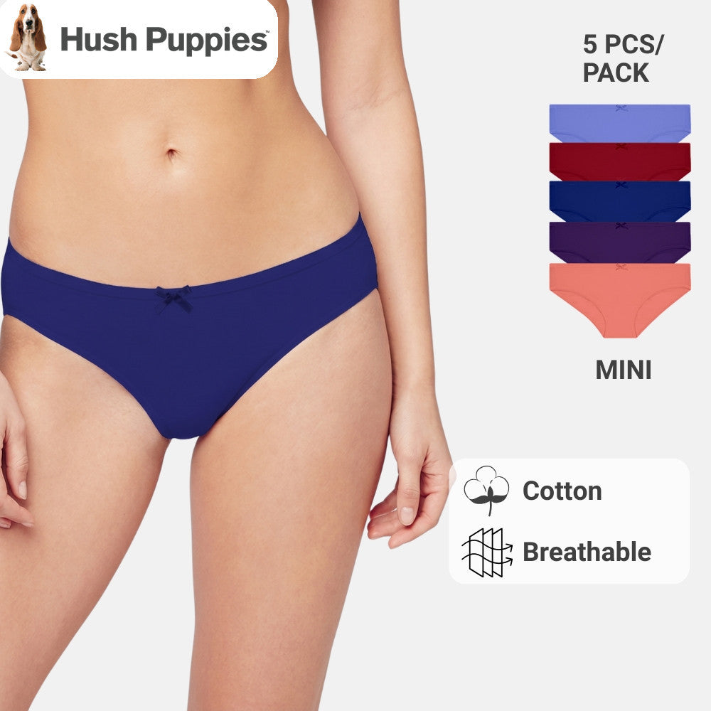 Cotton Spandex Mini 5pcs Ladies Panties HLU008879