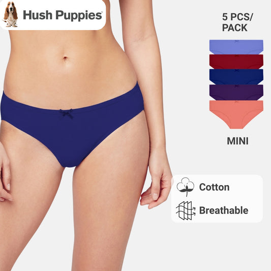 Cotton Spandex Mini 5pcs Ladies Panties HLU008879