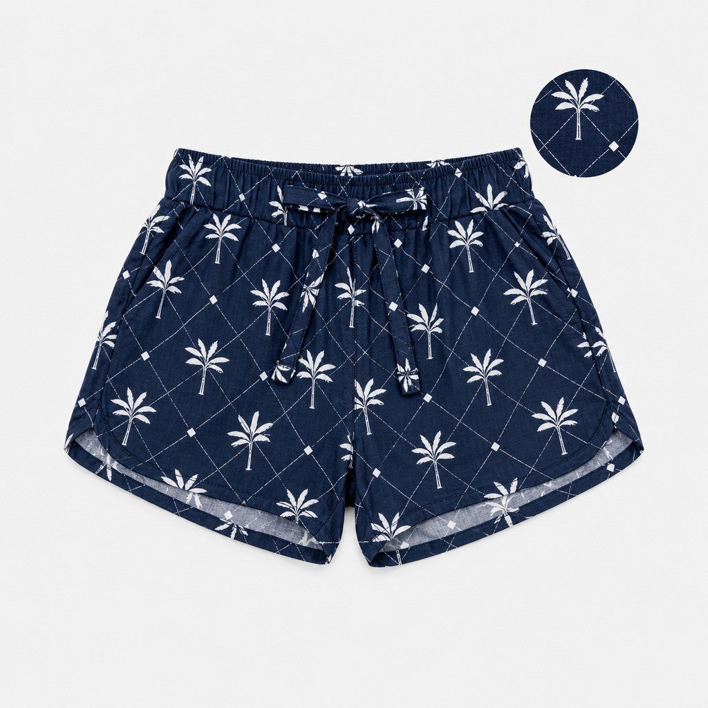 Ladies' Full Print Shorts | Cotton | HLM559690