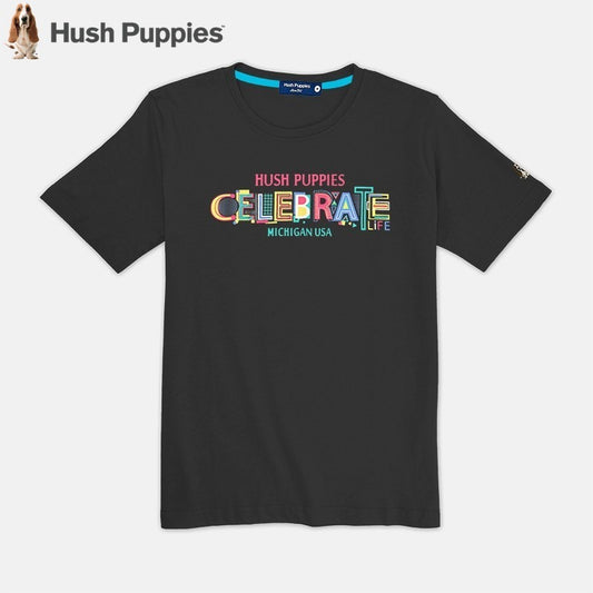 Men's Round Neck Couple Graphic Tee | 100% Cotton | HMT368804