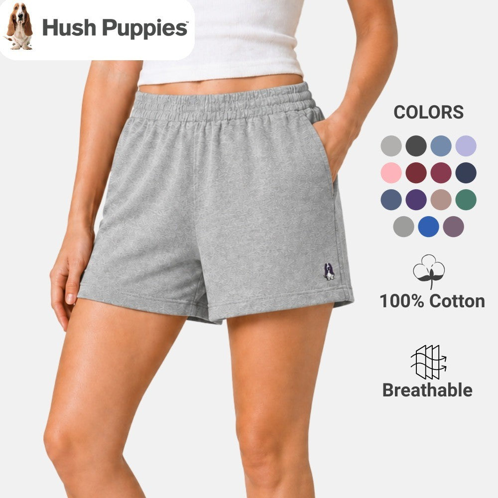 Ladies' Easy Shorts Melange | 100% Cotton | HLM509844