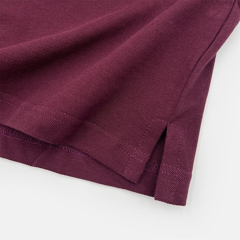 Men's Knit Basic Polo With Embroidery on Pocket | 100% Cotton | HMP601364