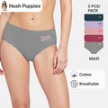 Cotton Spandex Maxi 5pcs Ladies Panties HLU008955