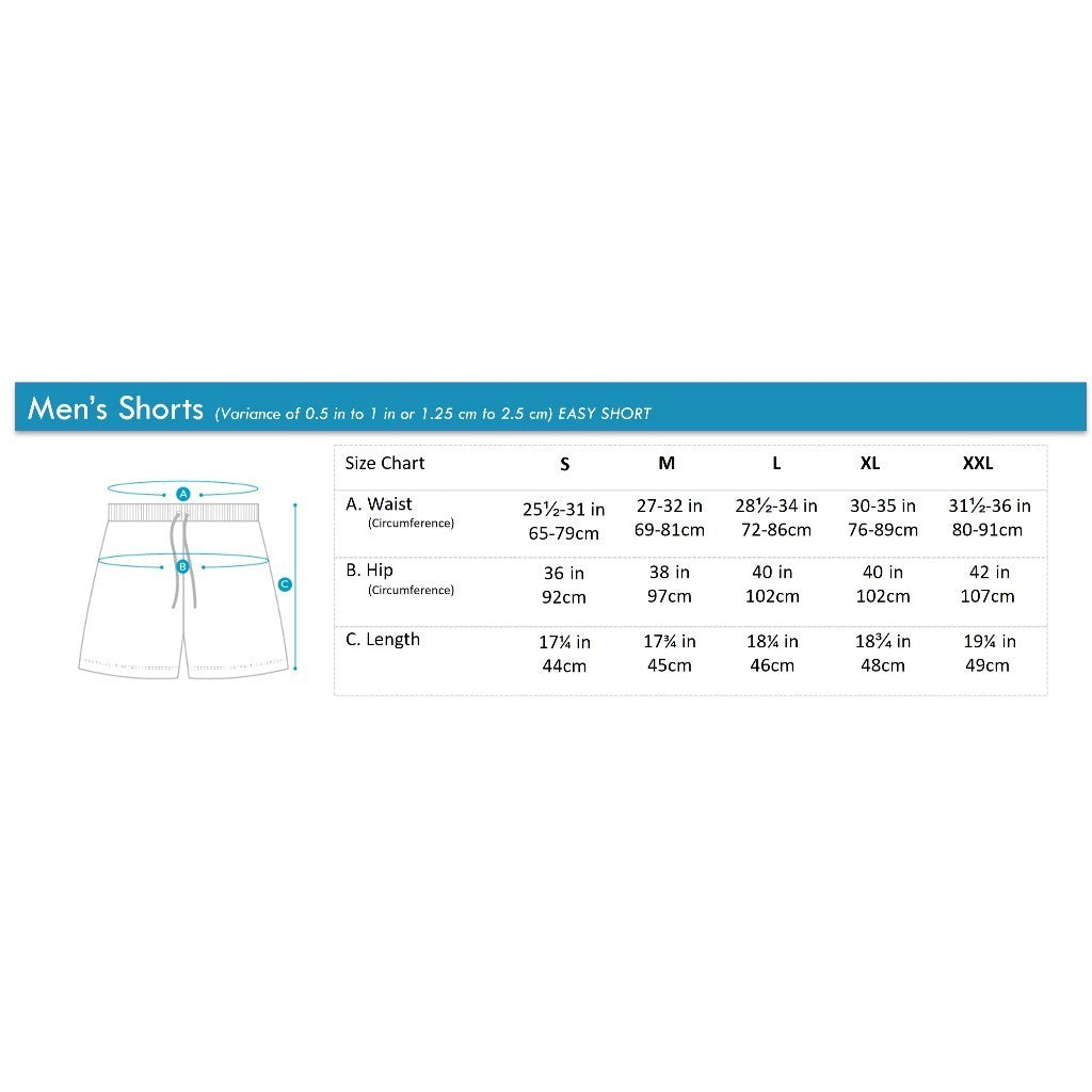 Men's Easy Shorts | 100% Cotton | HMM308646