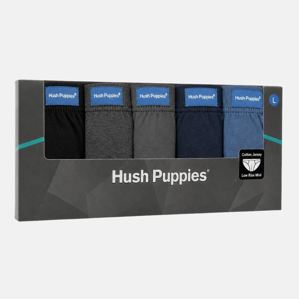 5pcs Men's Briefs | Cotton Jersey | Low Rise Mini | HMB679424