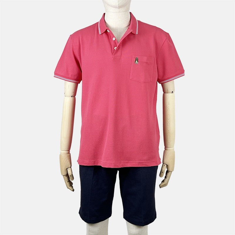 Men's Superfine Polo With Pocket | Cotton | HMP268344