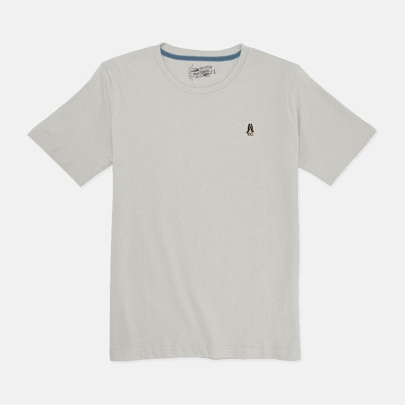 Hush Puppies Men's Round Neck Basic Tee | 100% Cotton | Slim Fit | HMT439212