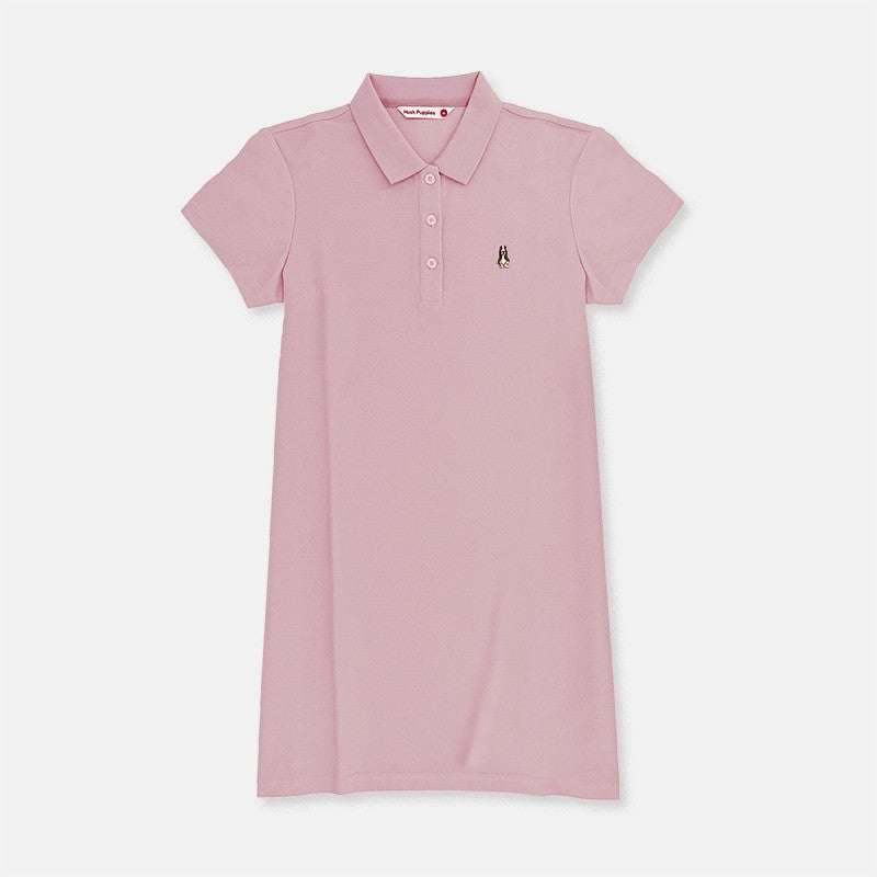 Ladies' Polo Dress With Small Dog Embroidery | HLD579812