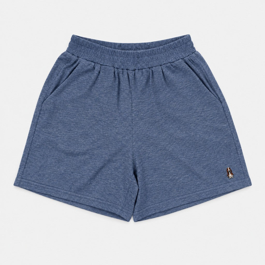 Ladies' Easy Shorts Melange | 100% Cotton | HLM509844