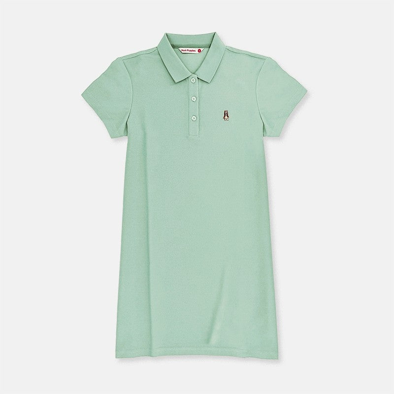 Ladies' Polo Dress With Small Dog Embroidery | HLD579812
