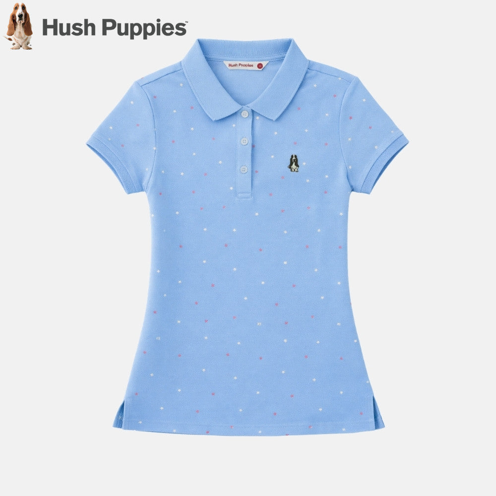 Ladies' Full Print Polo Stars | 100% Pique Cotton | HLP559726